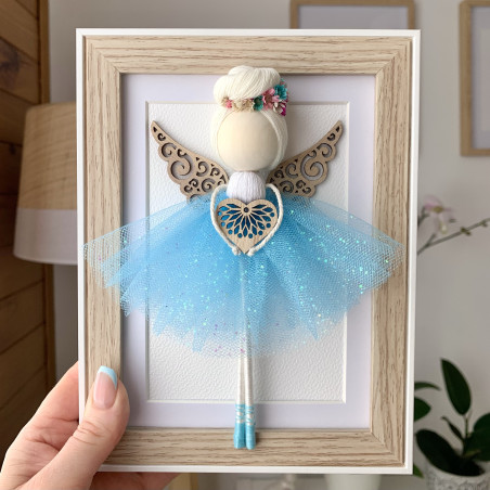 Poupée-ballerine en macramé