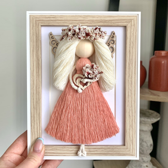 Ange en macramé 30