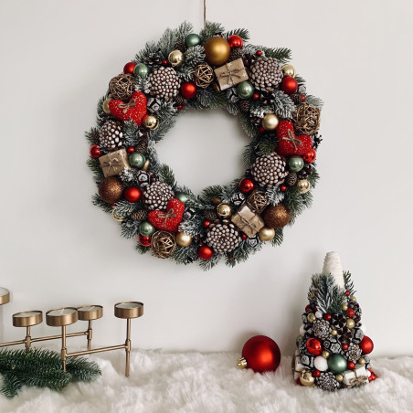 Couronne de Noël traditionnelle