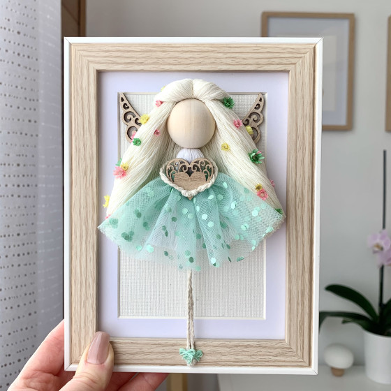 Poupée en macramé 35