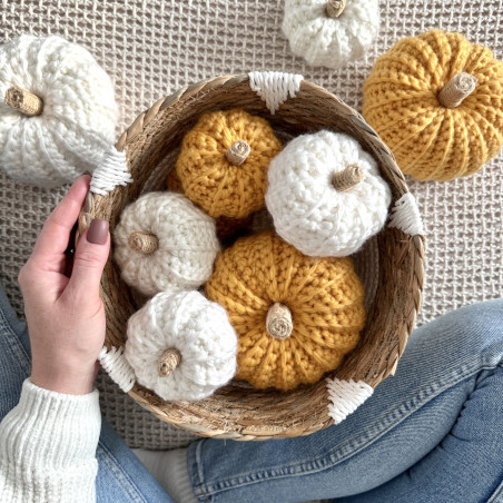 Citrouilles  au crochet (grande)