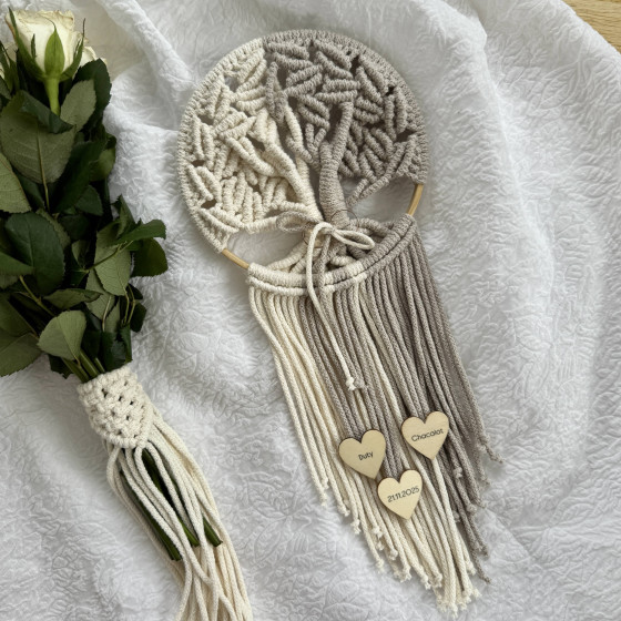 Porte-alliances macramé...