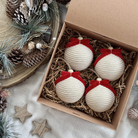 Coffret "Boules Bohèmes" (rouge)