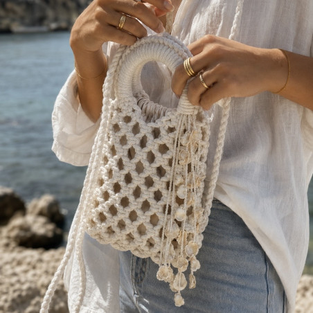 Sac macramé "Coquille"