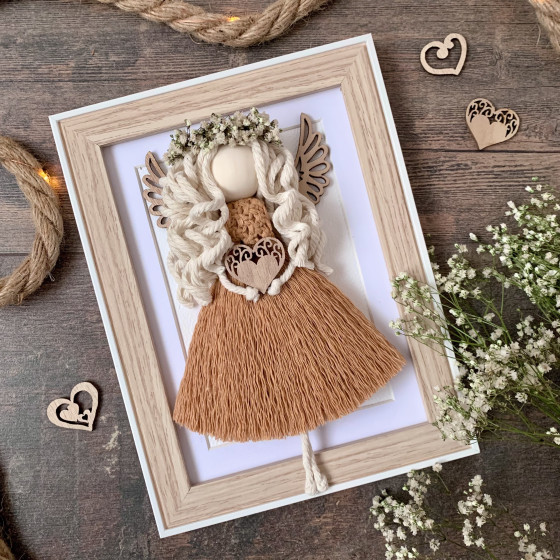 Ange macramé 22