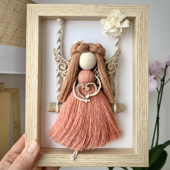 Ange en macramé 25